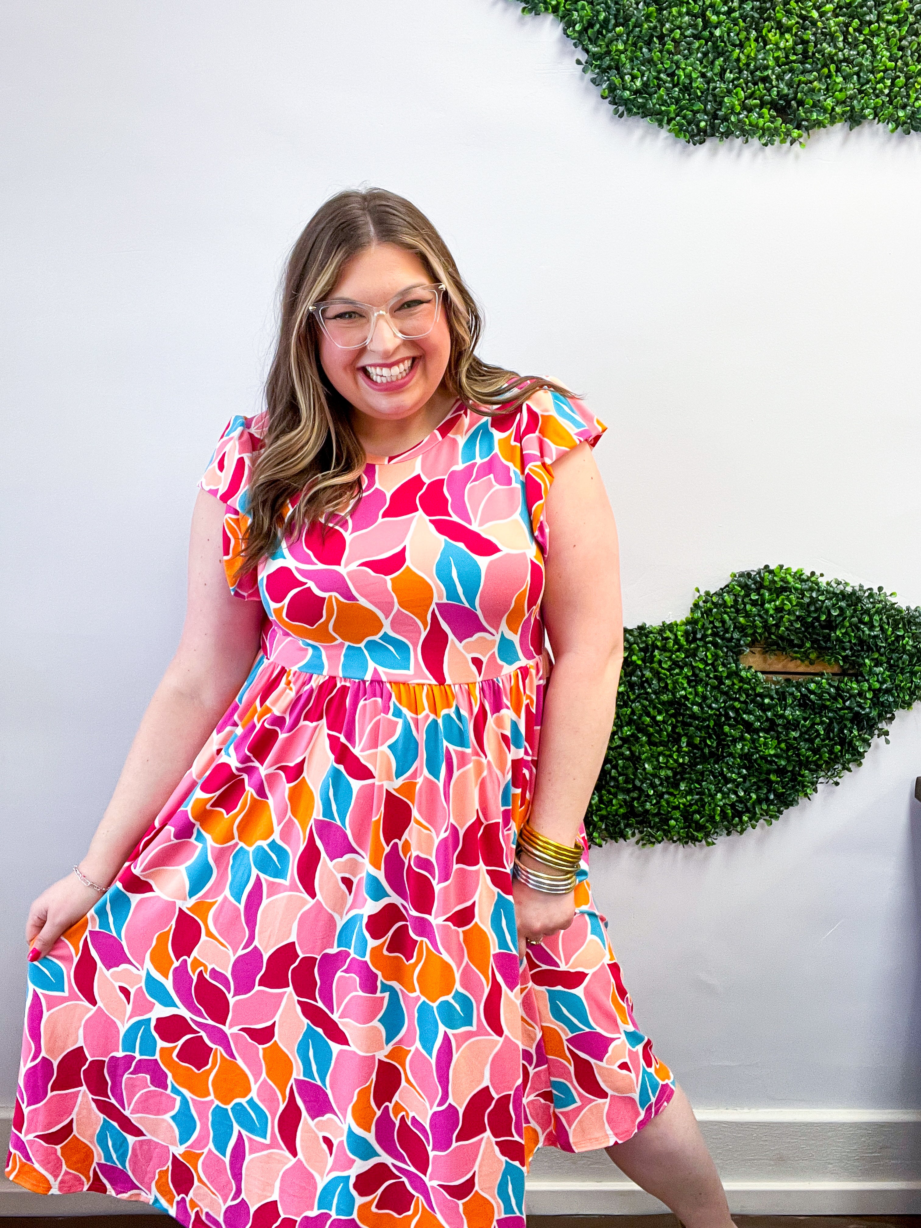 Color Me Happy Midi Dress