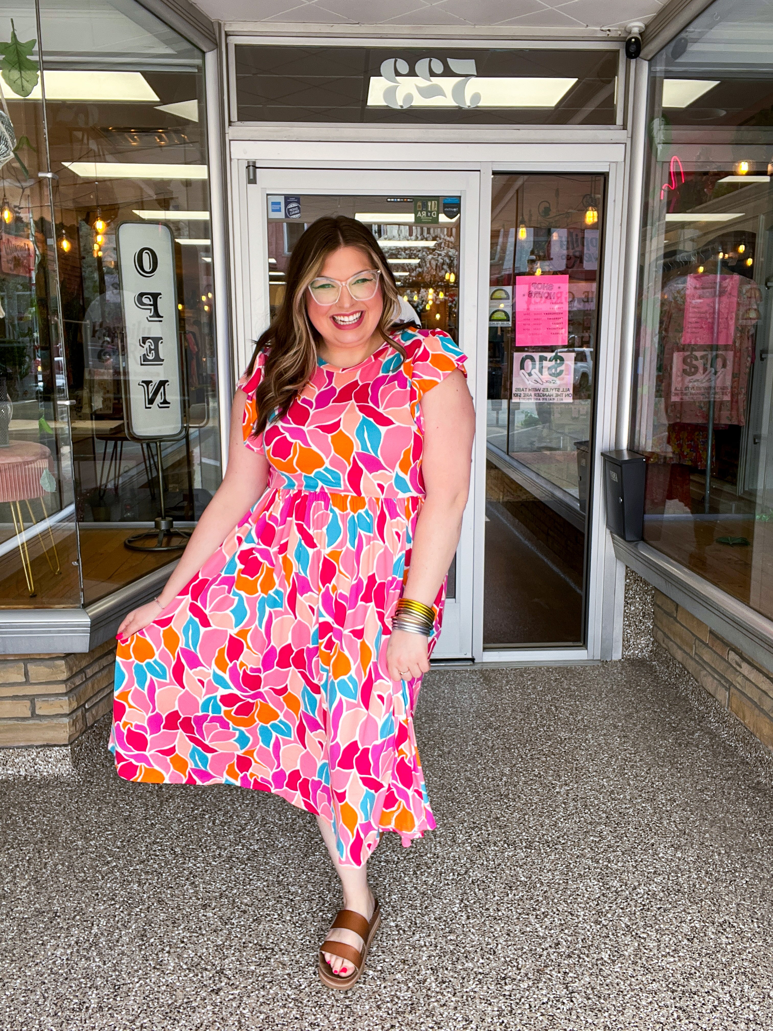 Color Me Happy Midi Dress
