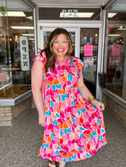 Color Me Happy Midi Dress
