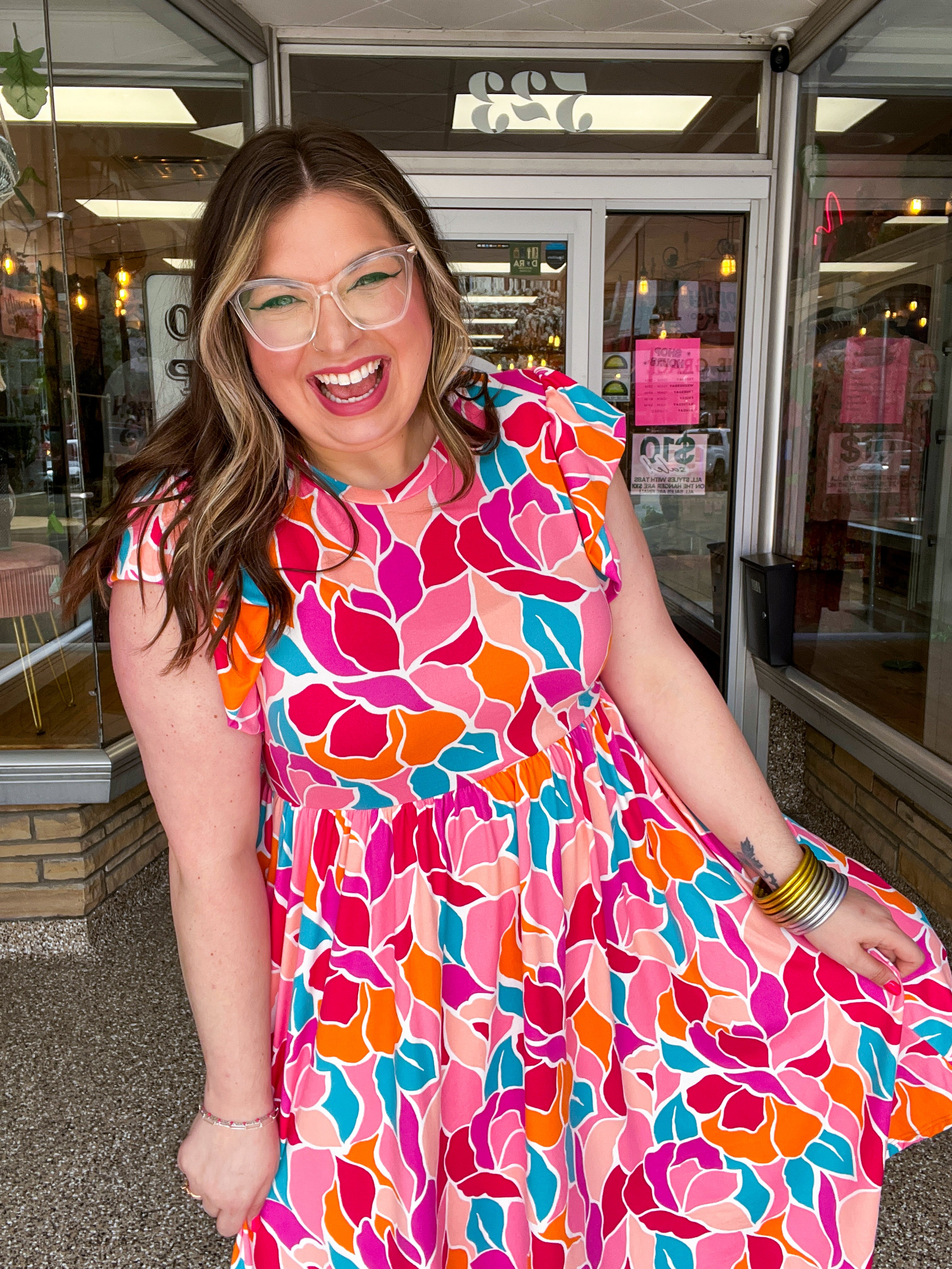 Color Me Happy Midi Dress
