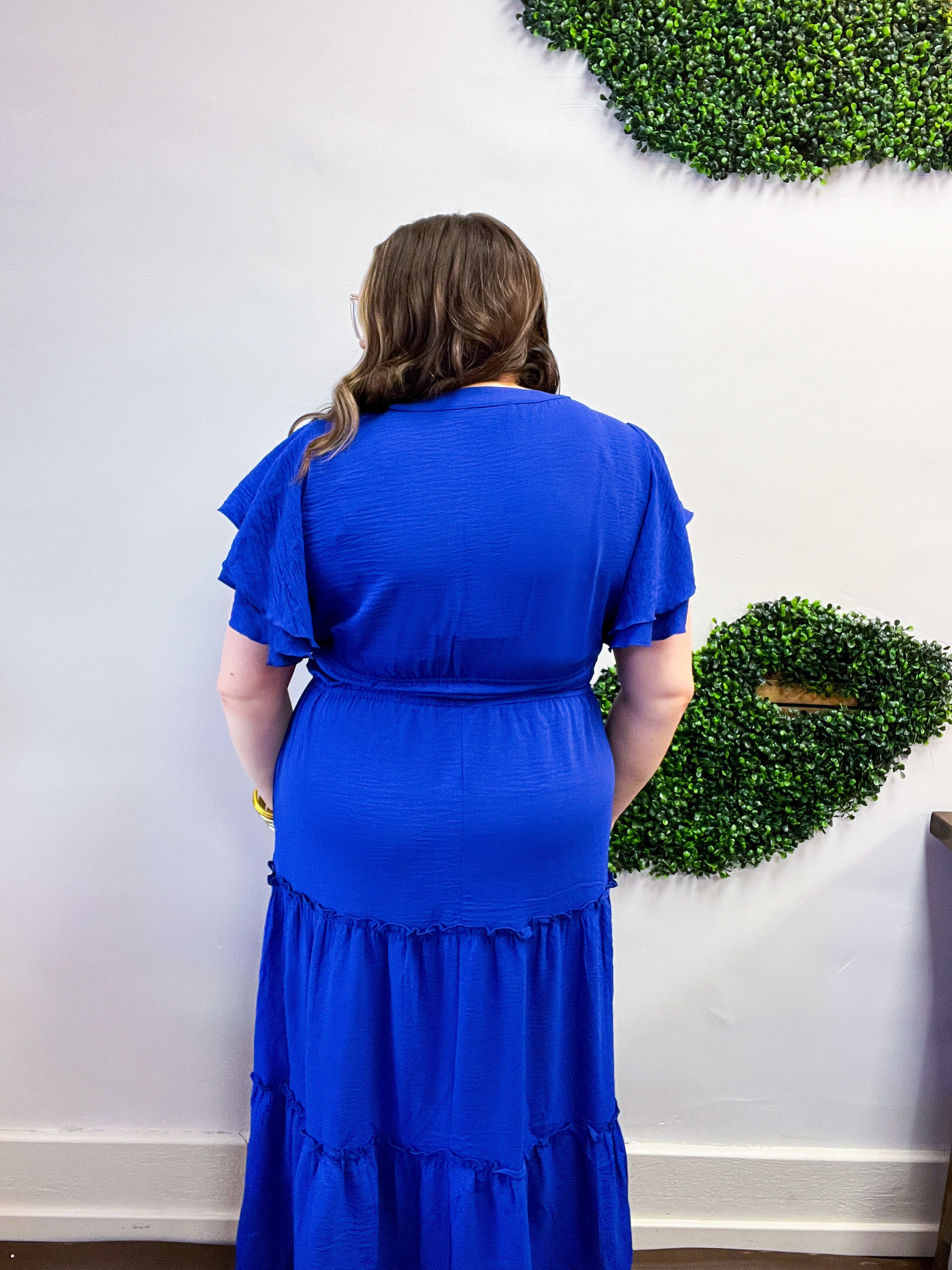 True Classic Blue Maxi Dress
