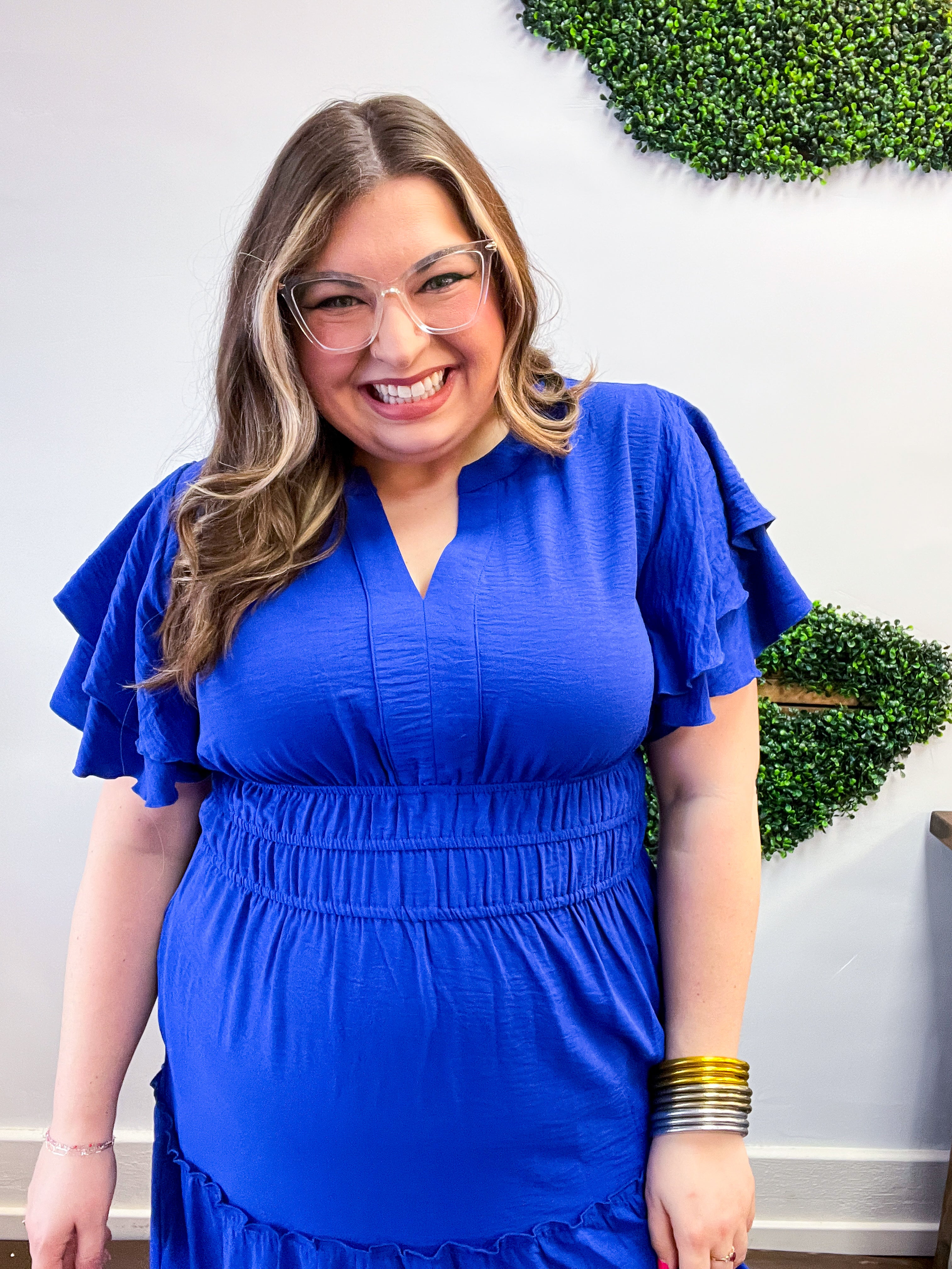True Classic Blue Maxi Dress