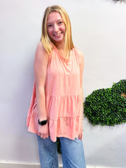 Tiered to Go Tank in Coral