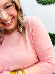 Sway With Me Ruffle Tunic Top in Coral *FINAL SALE*