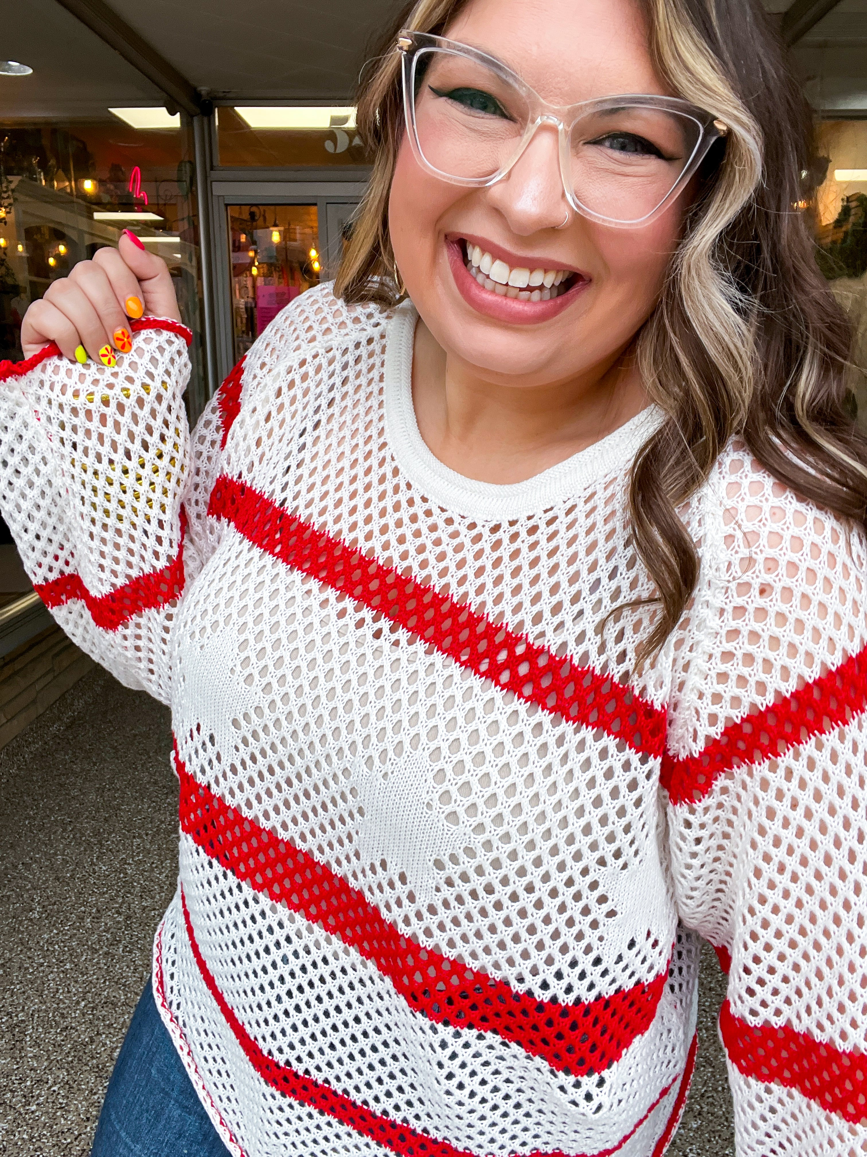 Stars in Stripes Knit Top