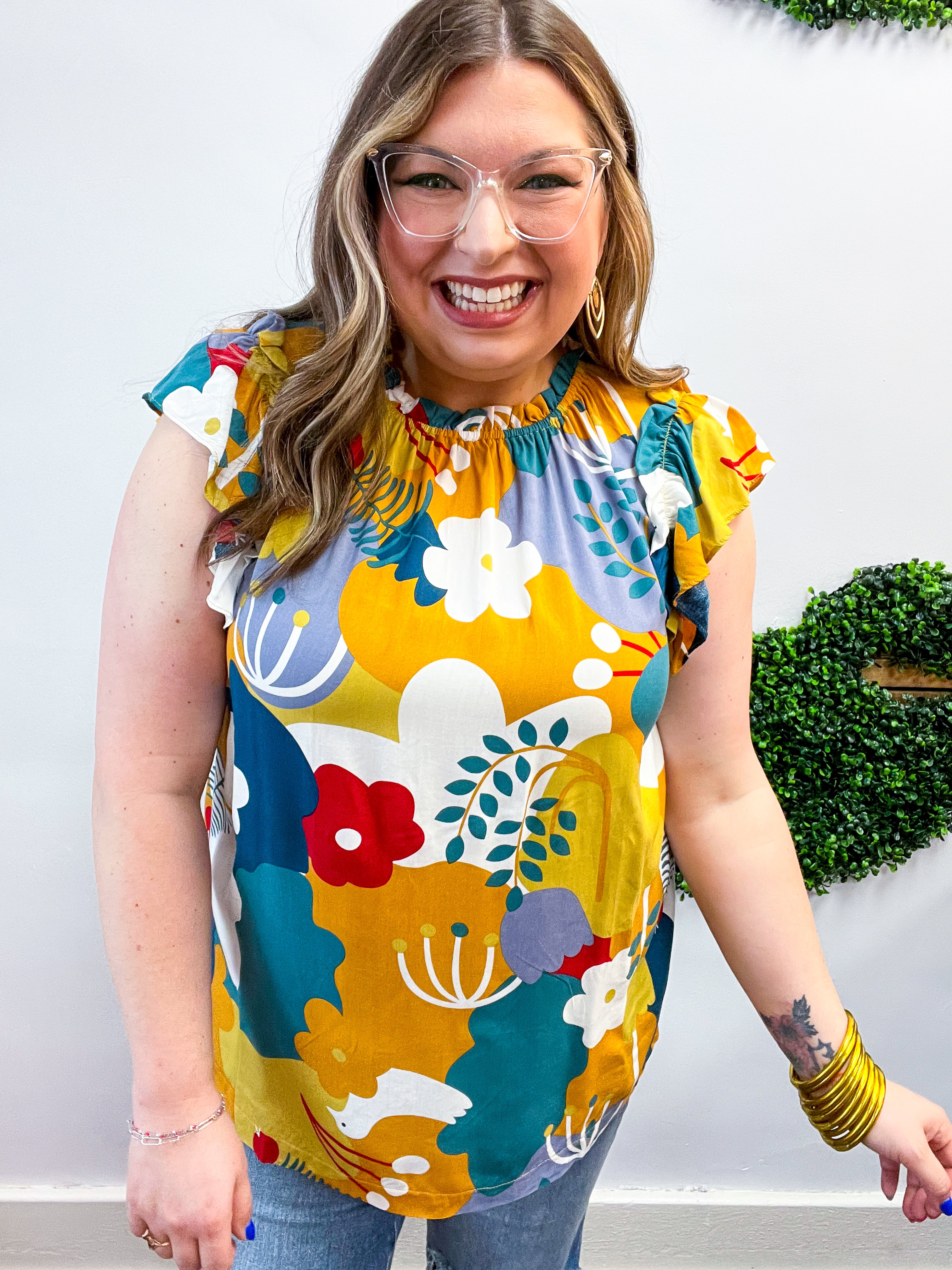 Sunburst Garden Top