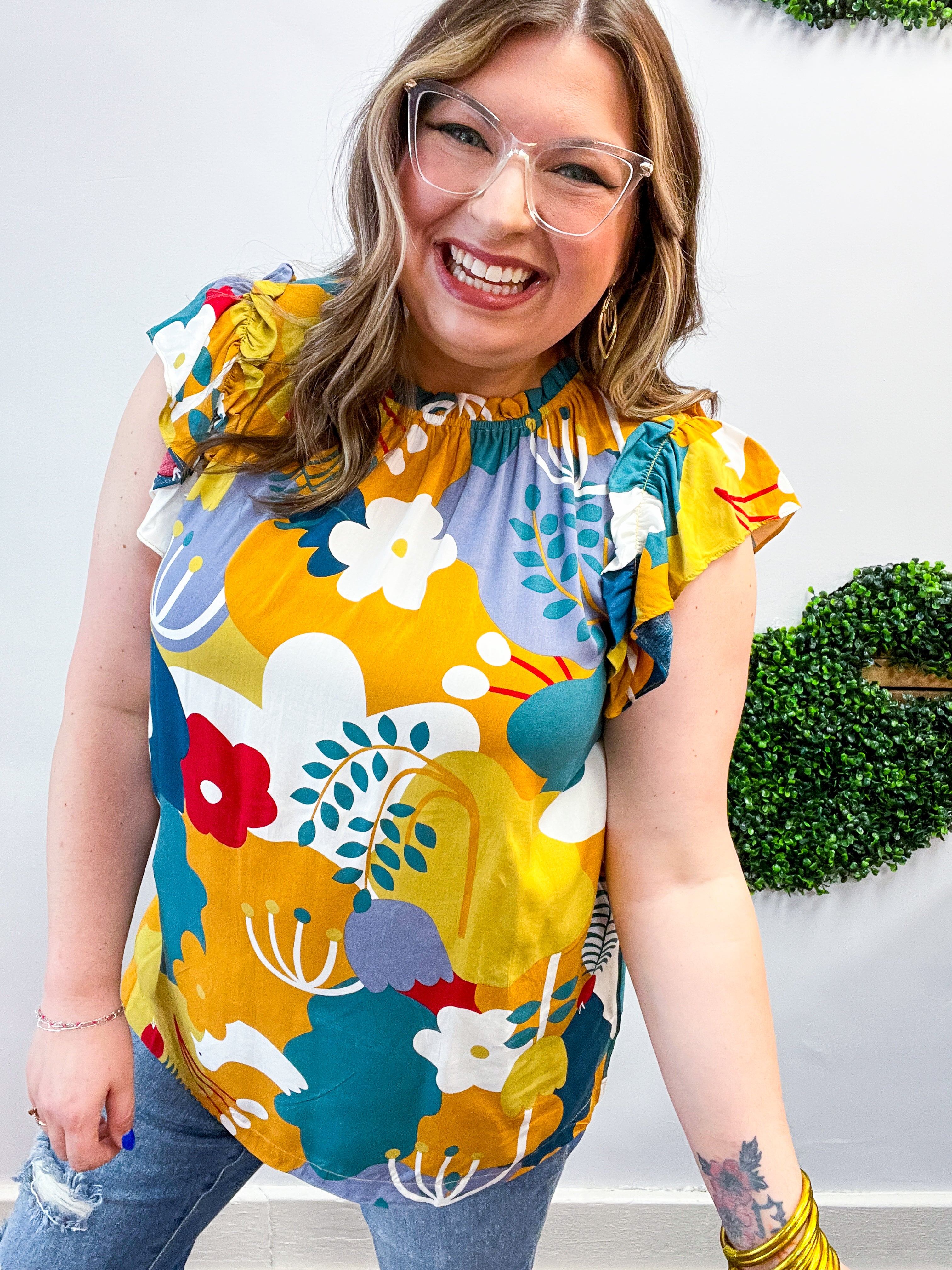 Sunburst Garden Top