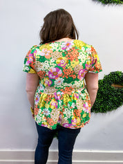 Bows & Blossoms Babydoll Top