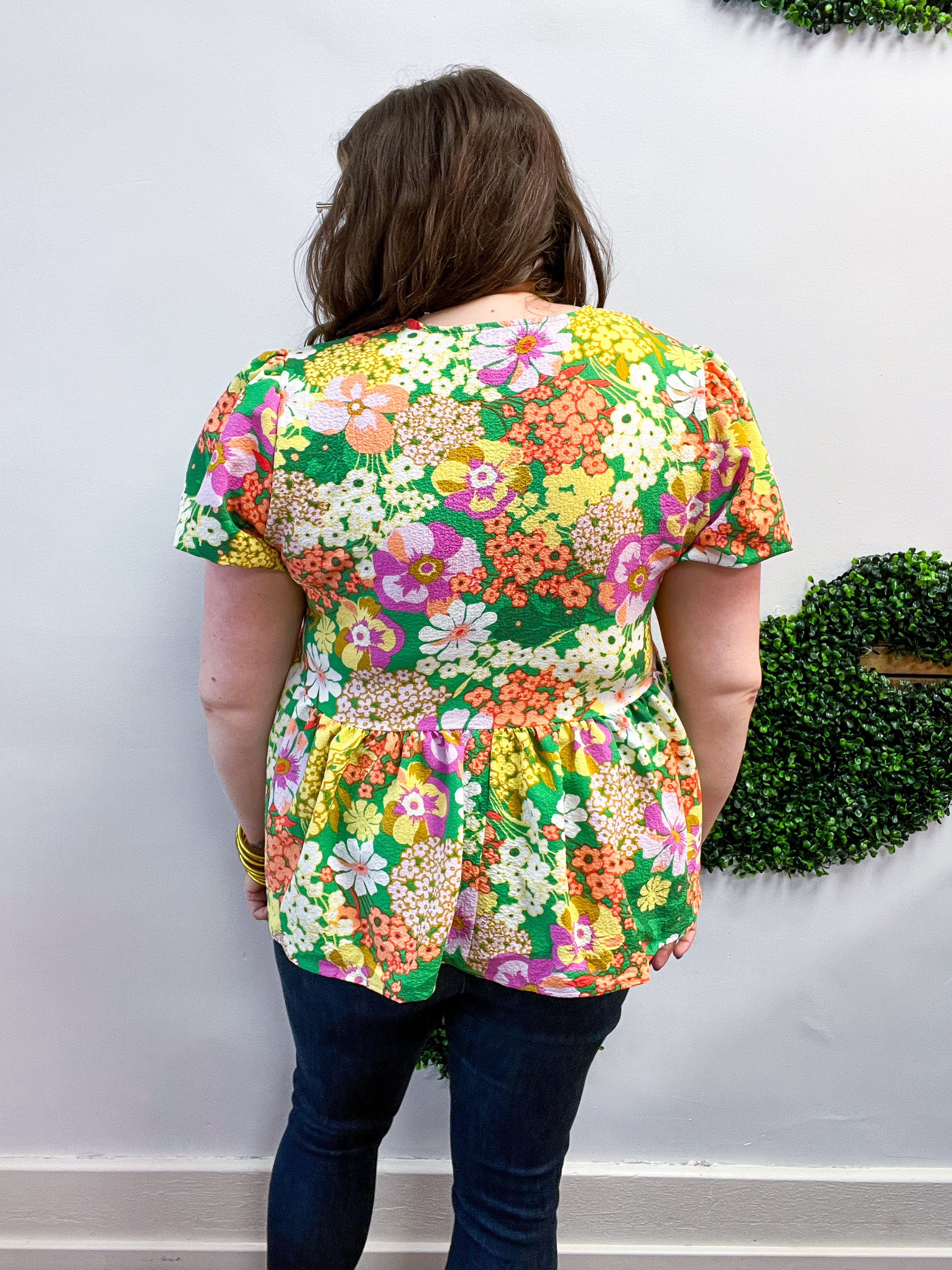Bows & Blossoms Babydoll Top
