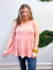 Tiered to Go Tank in Coral