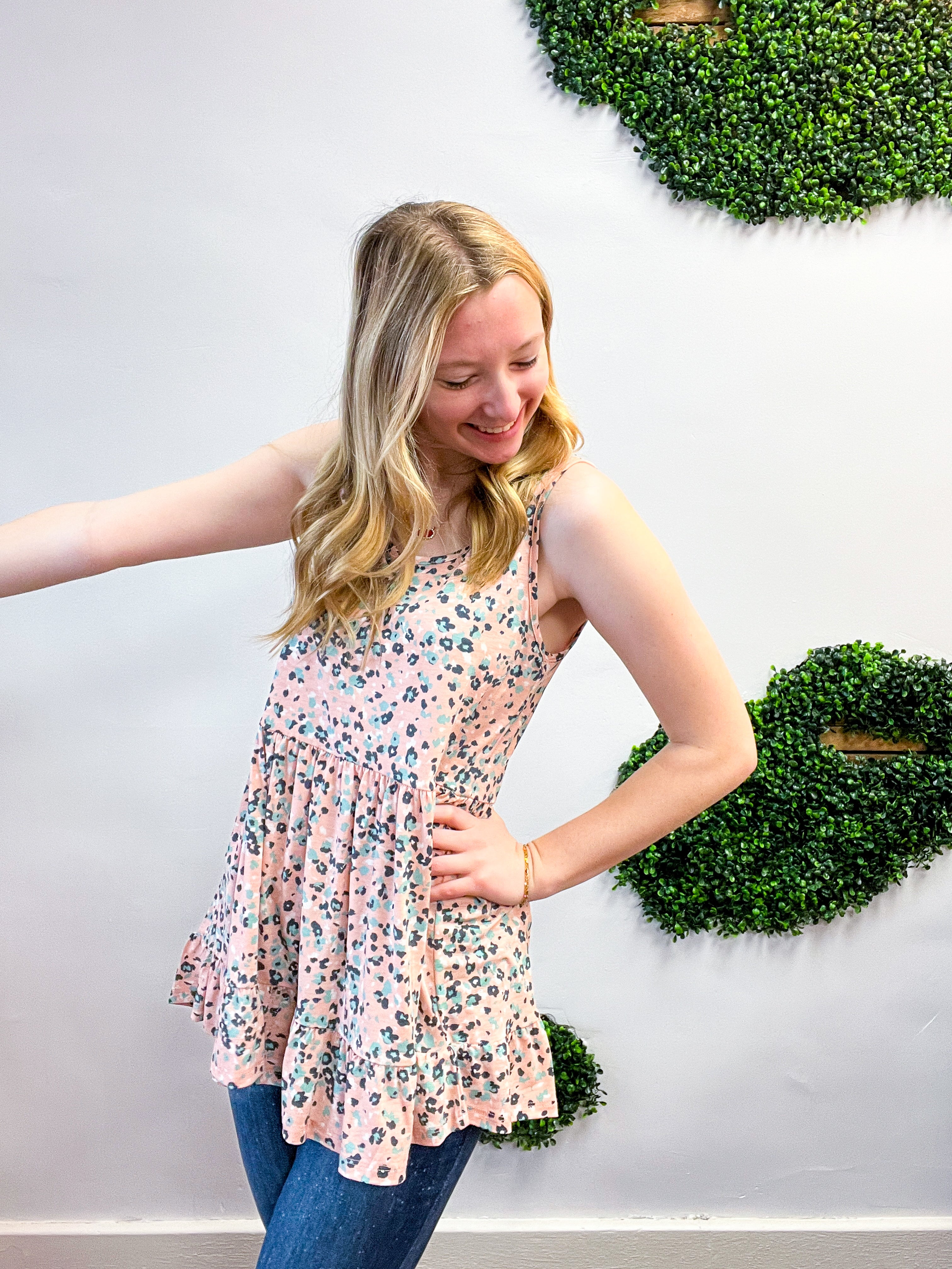 Wild About You Babydoll Tank