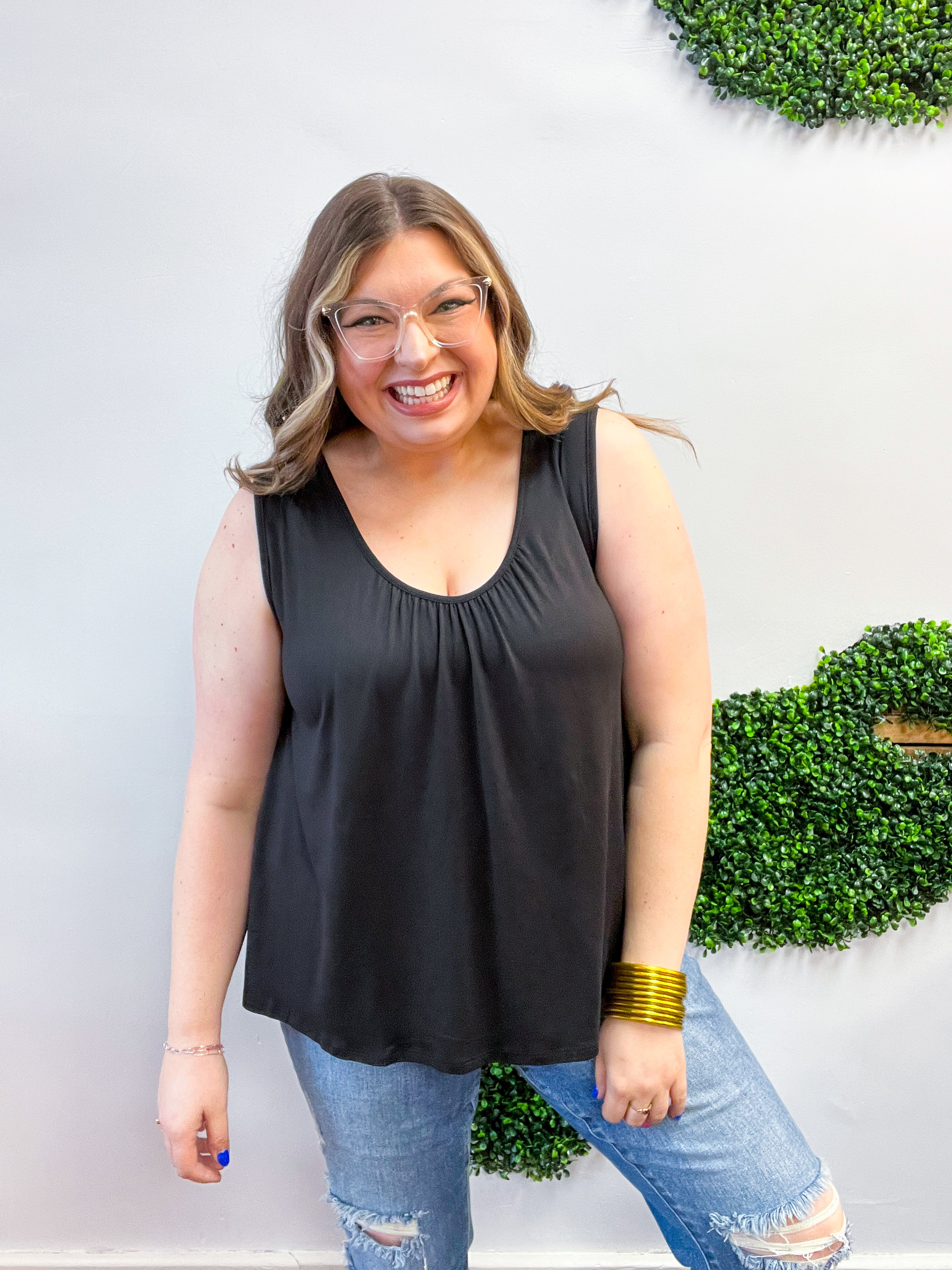 Butter Soft Favorite Tank in Black