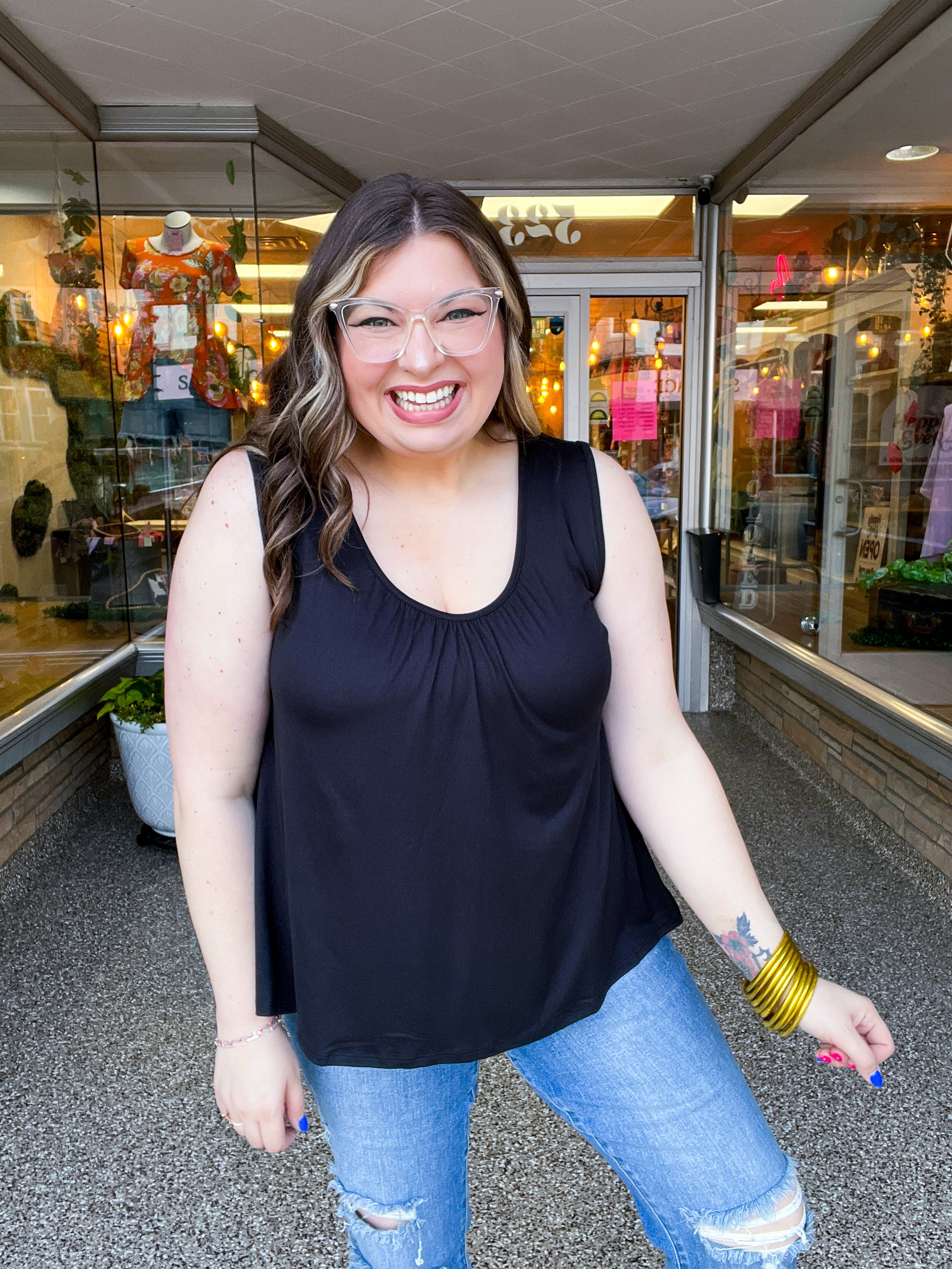 Butter Soft Favorite Tank in Black