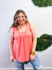 Butter Soft Favorite Tank in Coral