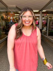 Butter Soft Favorite Tank in Marsala
