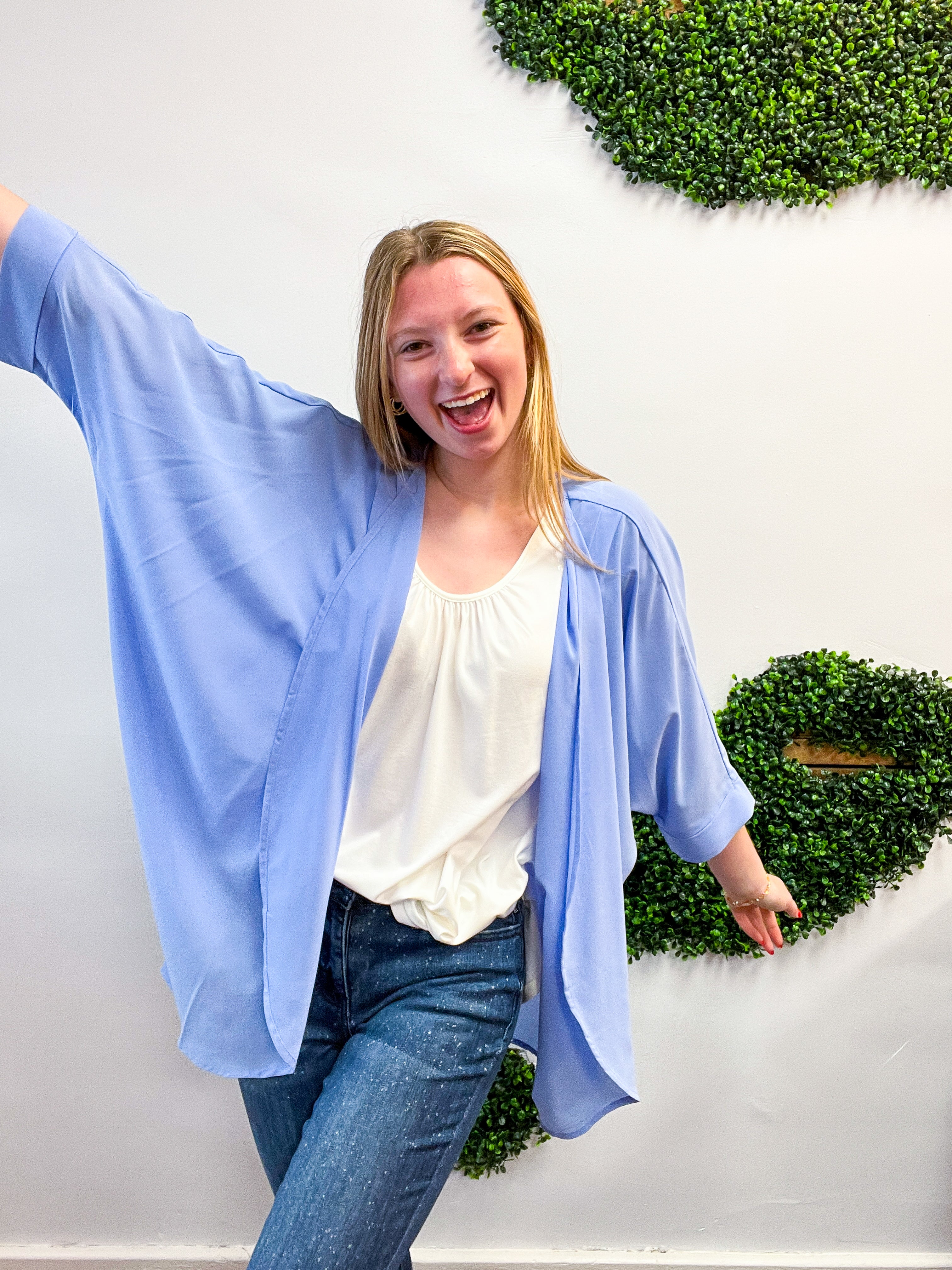 Cloud Nine Kimono in Spring Blue