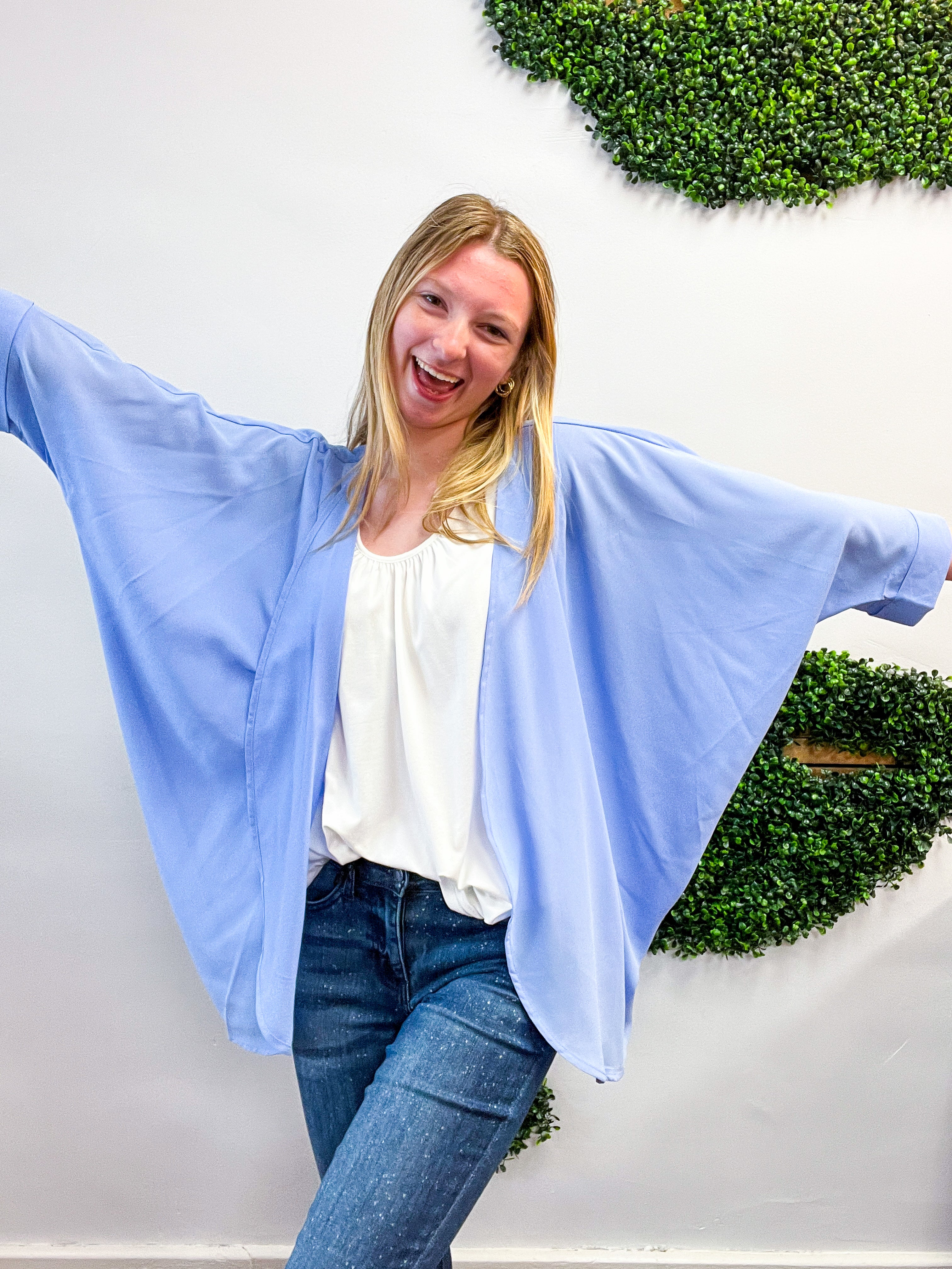 Cloud Nine Kimono in Spring Blue