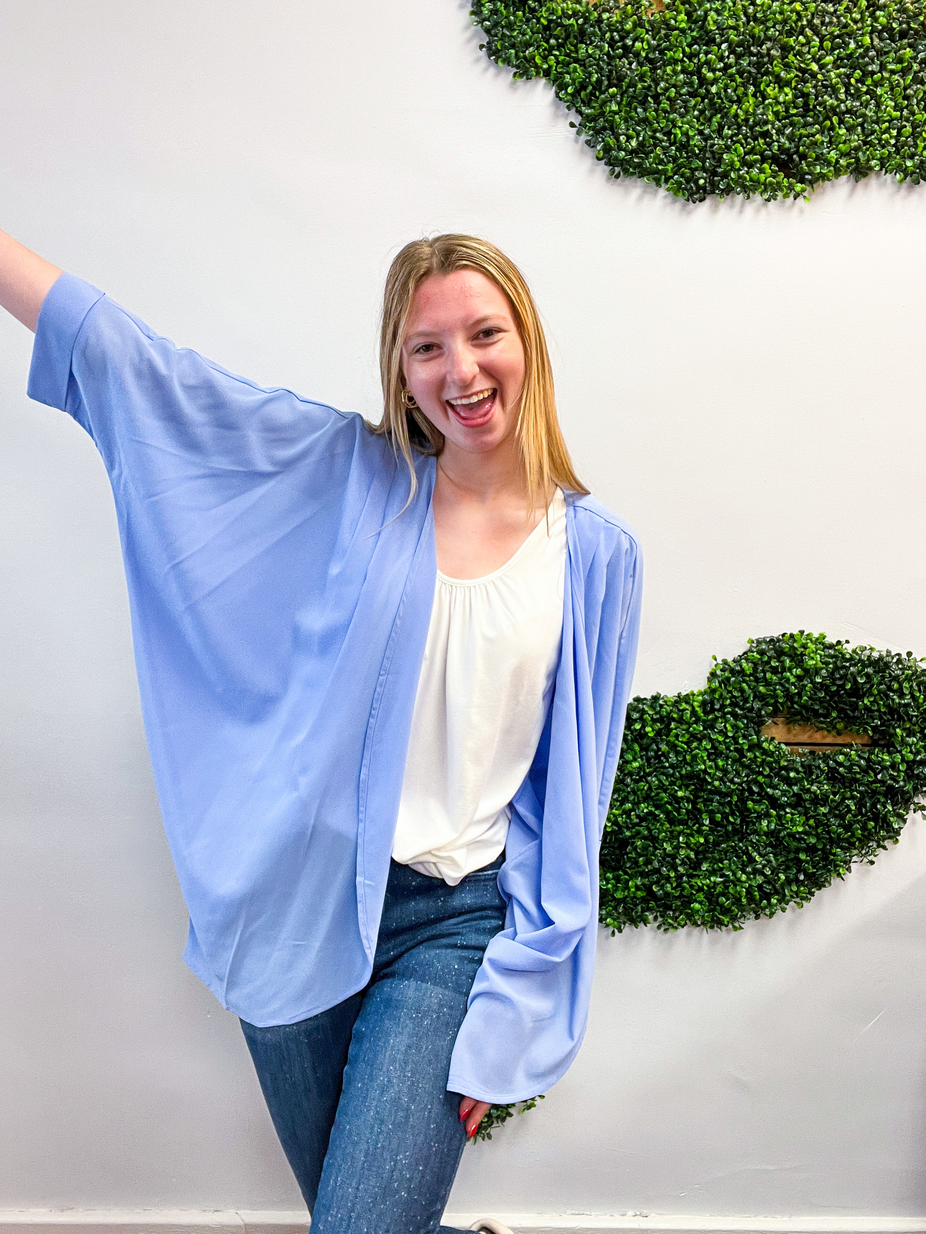 Cloud Nine Kimono in Spring Blue