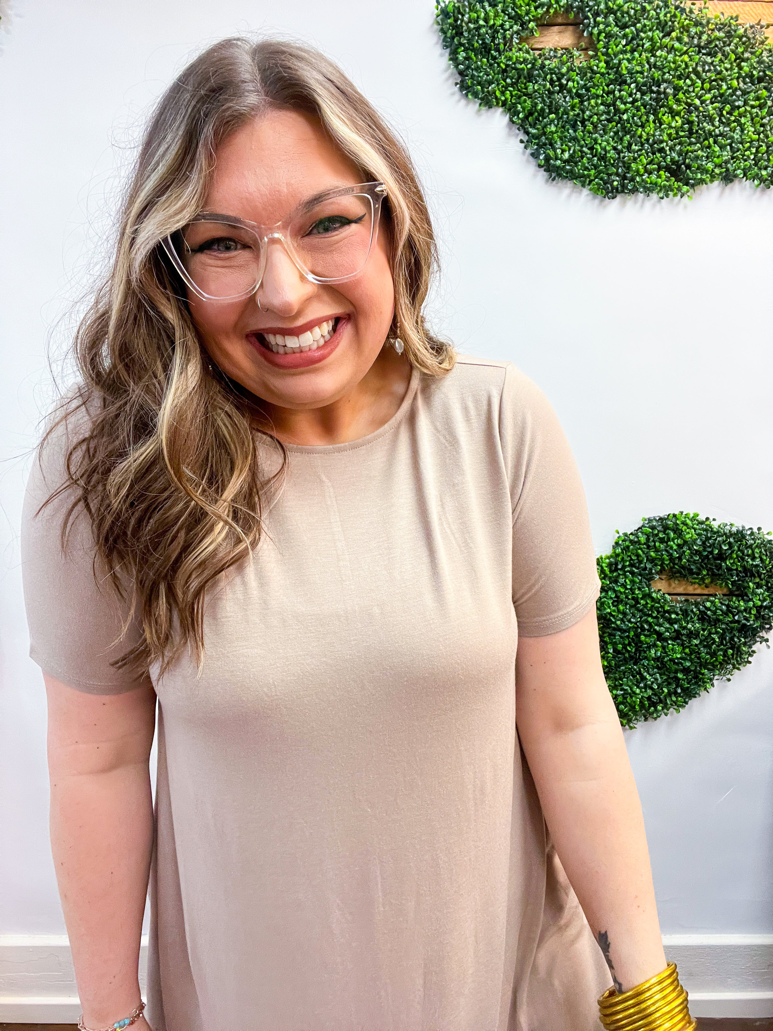 Everyday Essential Swing Dress in Ash Mocha