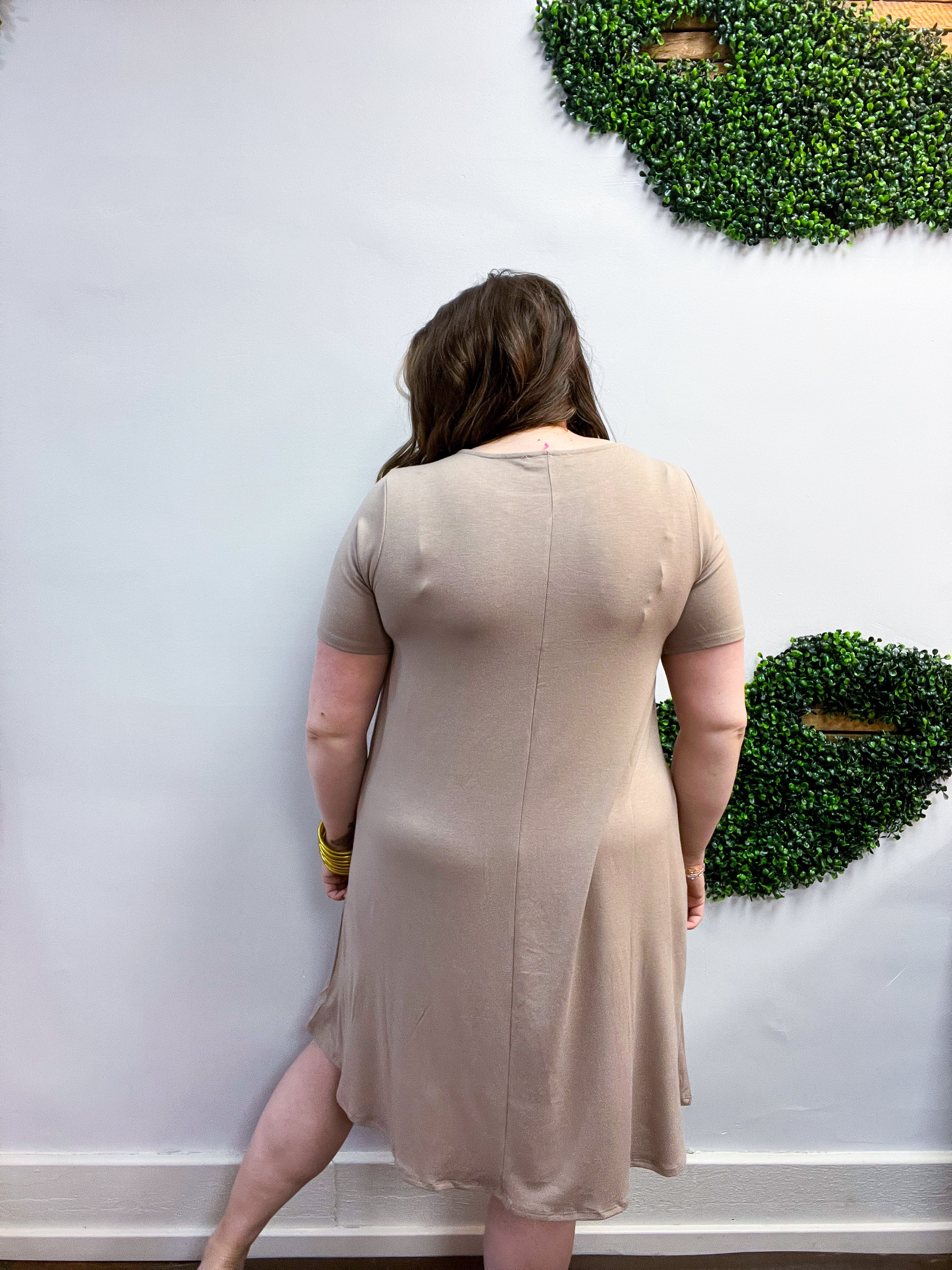 Everyday Essential Swing Dress in Ash Mocha
