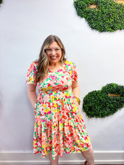 Garden Jubilee Midi Dress