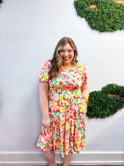 Garden Jubilee Midi Dress