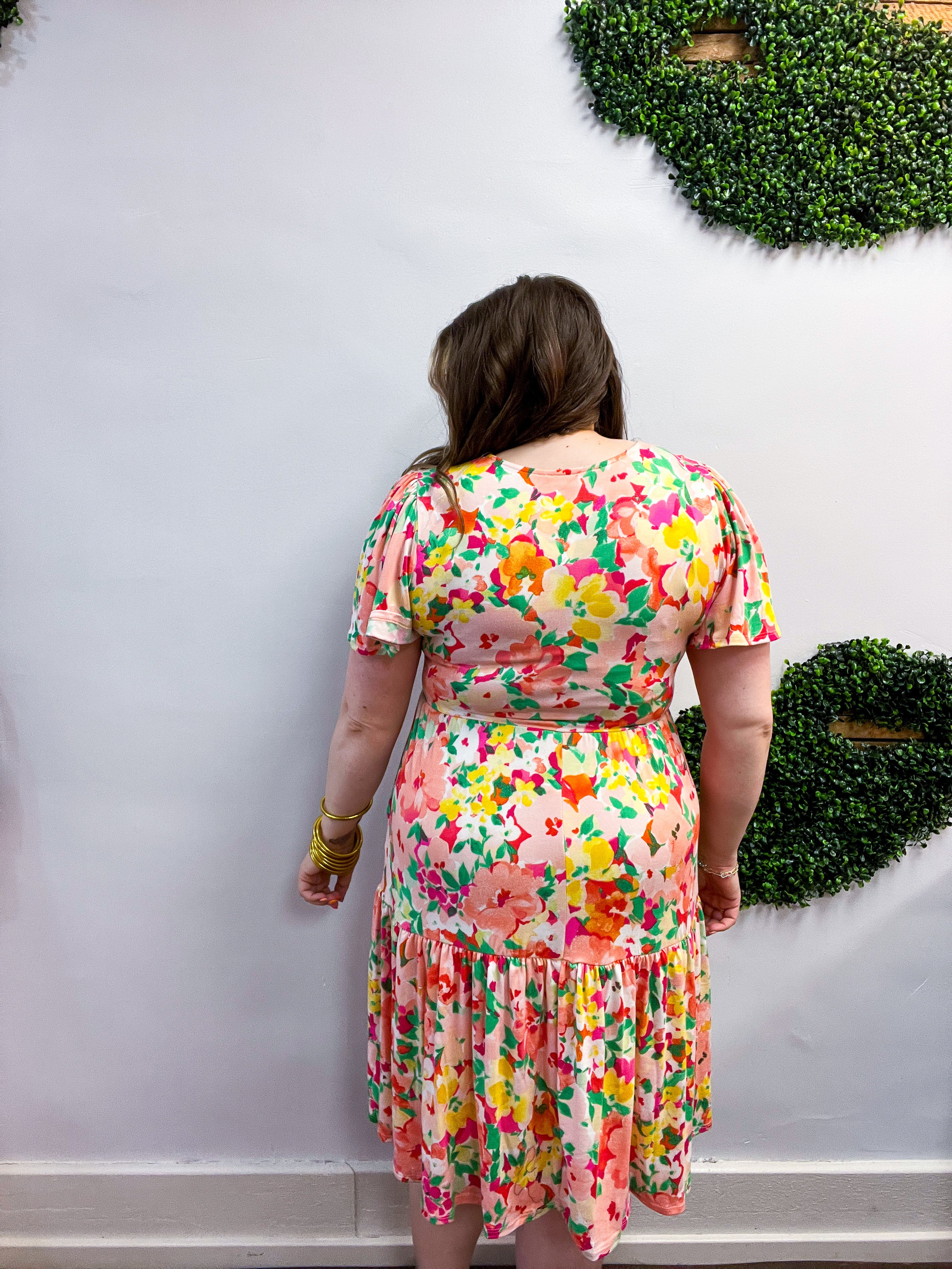 Garden Jubilee Midi Dress