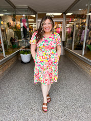 Garden Jubilee Midi Dress