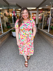 Garden Jubilee Midi Dress