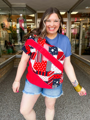 Star-Spangled Patchwork Top