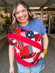 Star-Spangled Patchwork Top