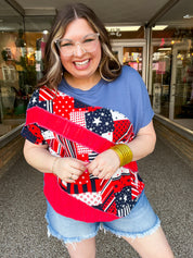 Star-Spangled Patchwork Top