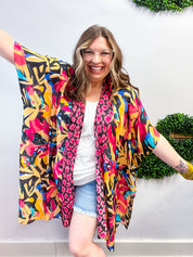 Painted Jungle Kimono