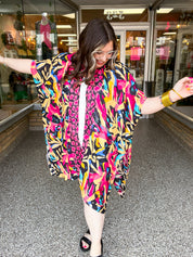 Painted Jungle Kimono