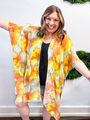 Sunny Side Tie Dye Kimono