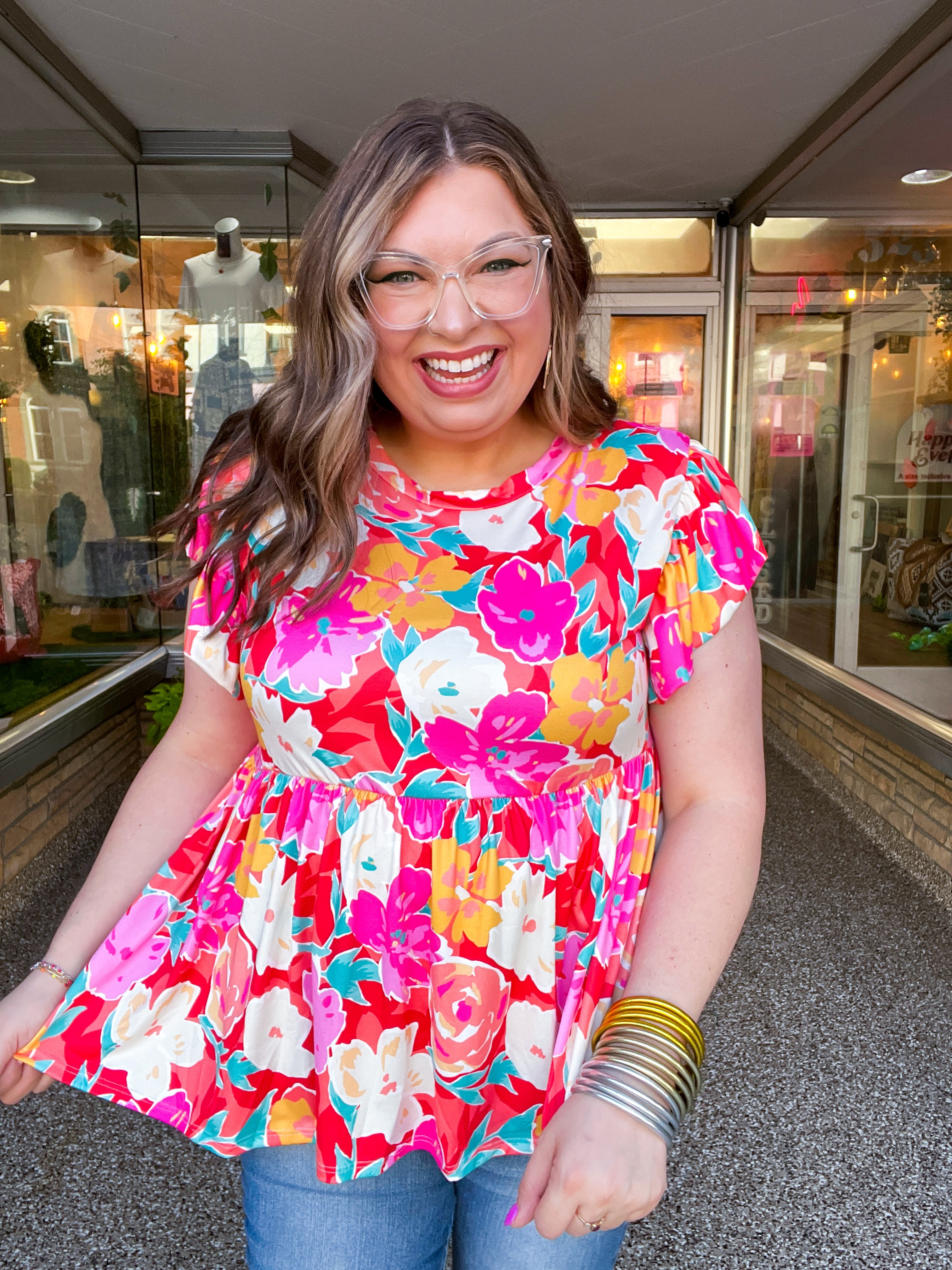 Bold Botanicals Babydoll Top