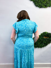 Ocean Breeze Tiered Maxi Dress