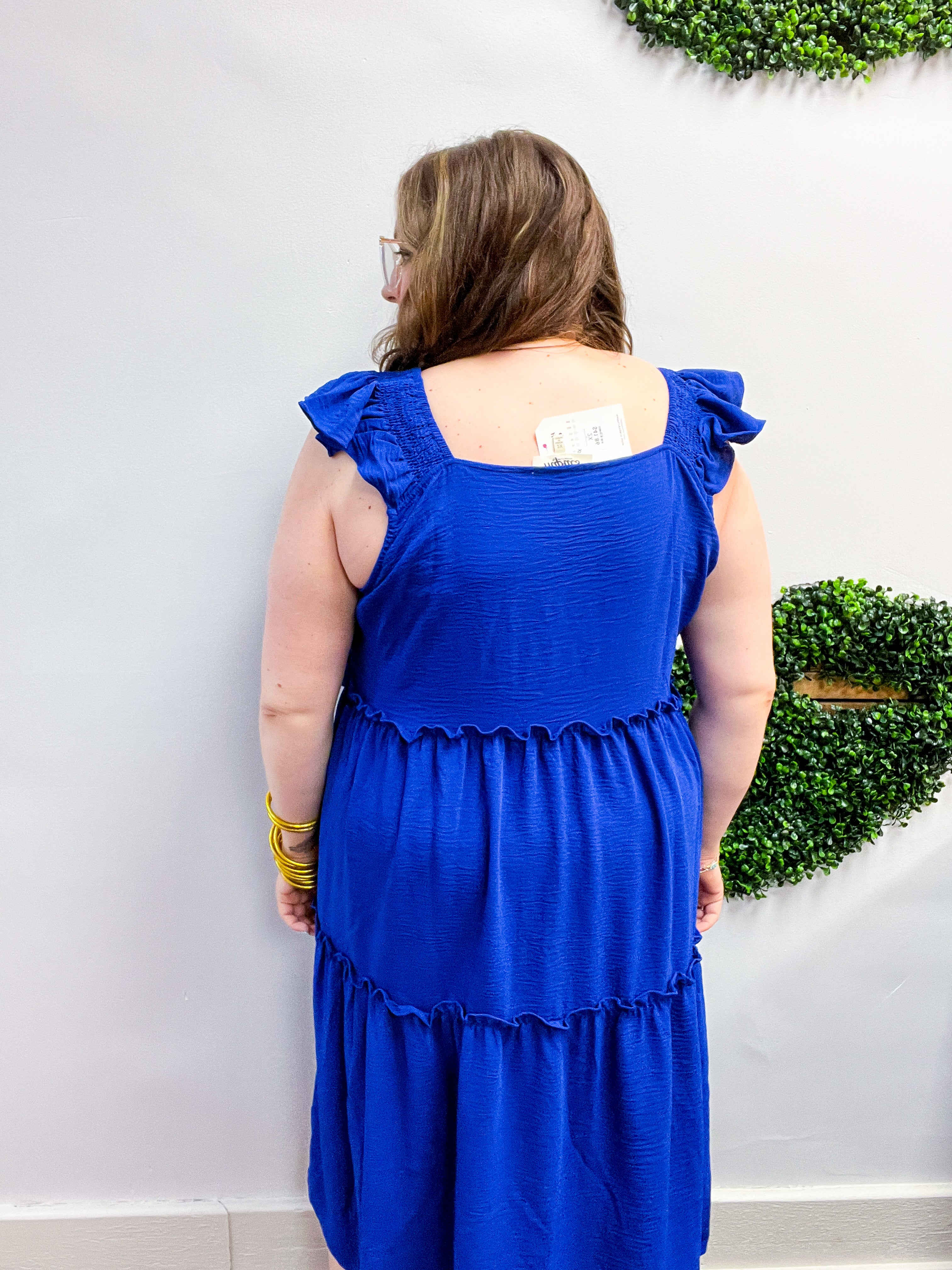 Small Town Stunner Dress in Royal Blue