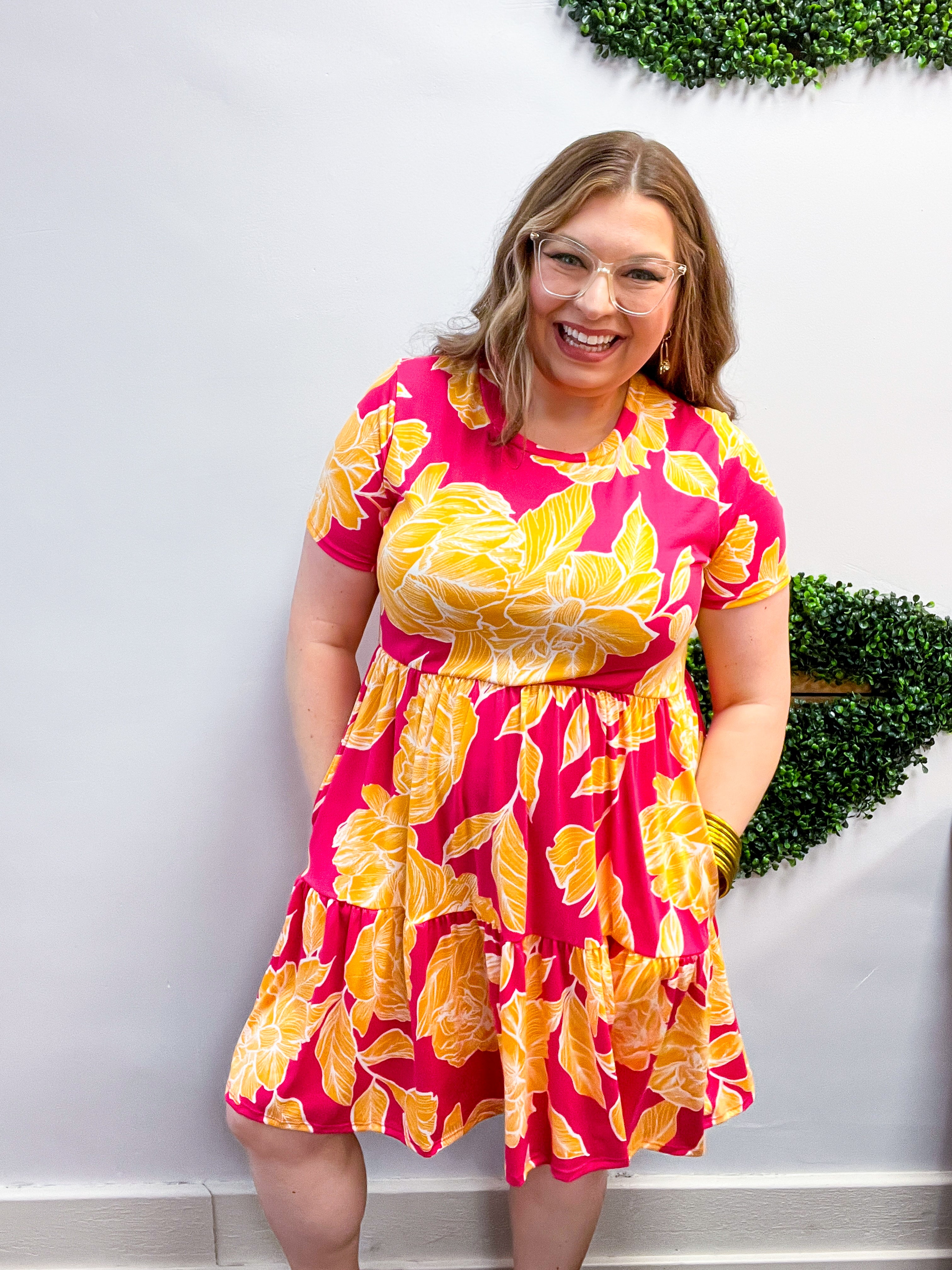 Summer Citrus Blossoms Dress