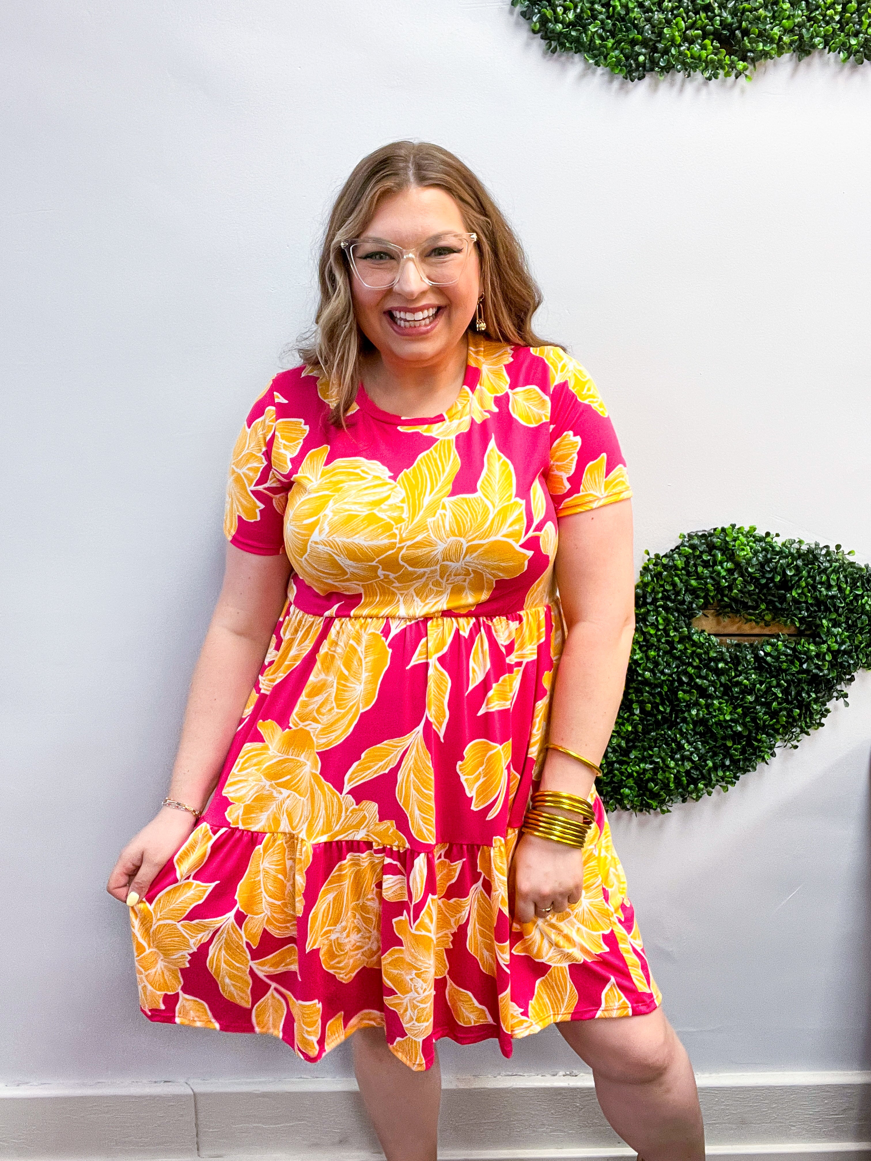 Summer Citrus Blossoms Dress