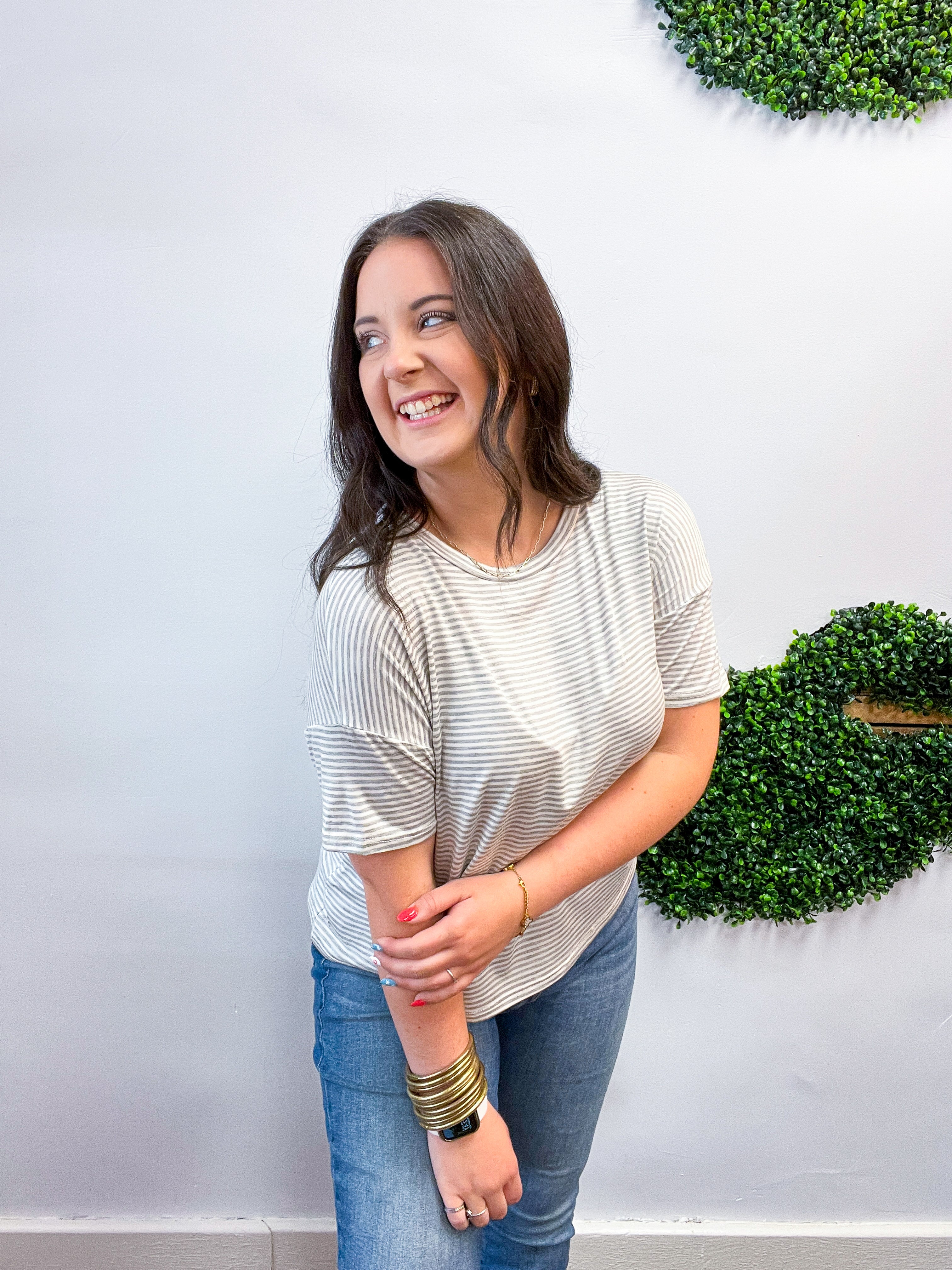 Cool Current Stripe Top