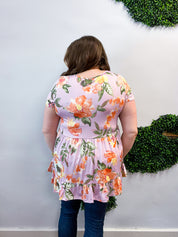 Lavender Meadow Blooms Top