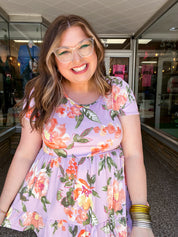 Lavender Meadow Blooms Top