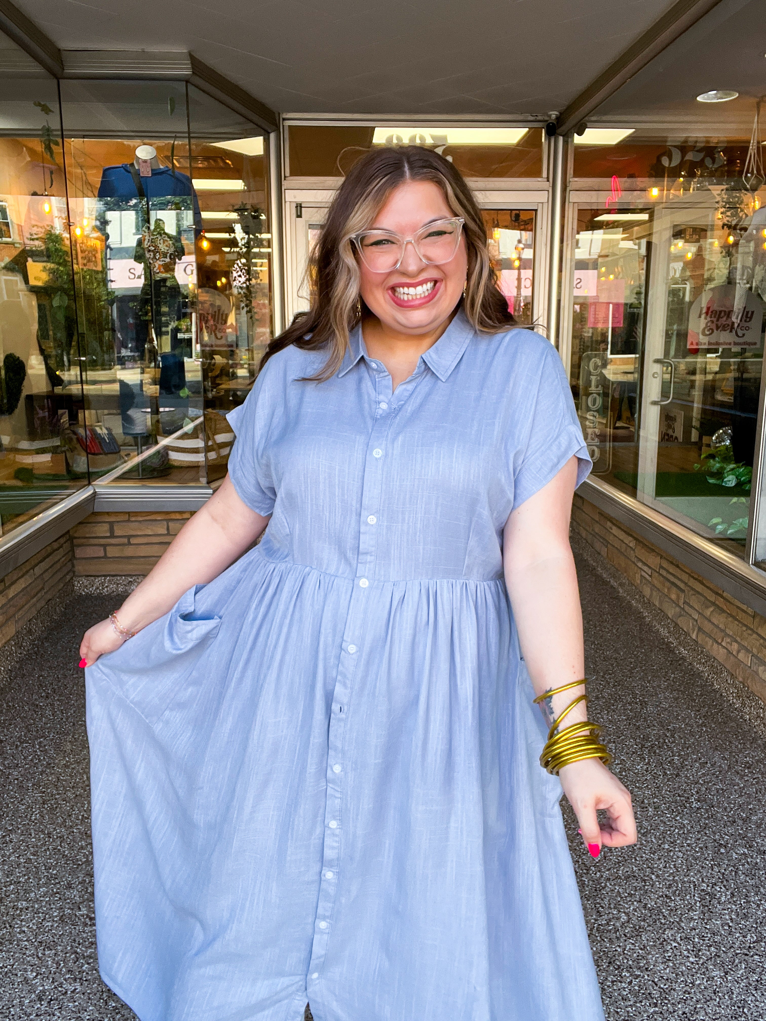 Daydream Denim Midi Dress