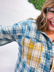 Harvest Patch Plaid Top