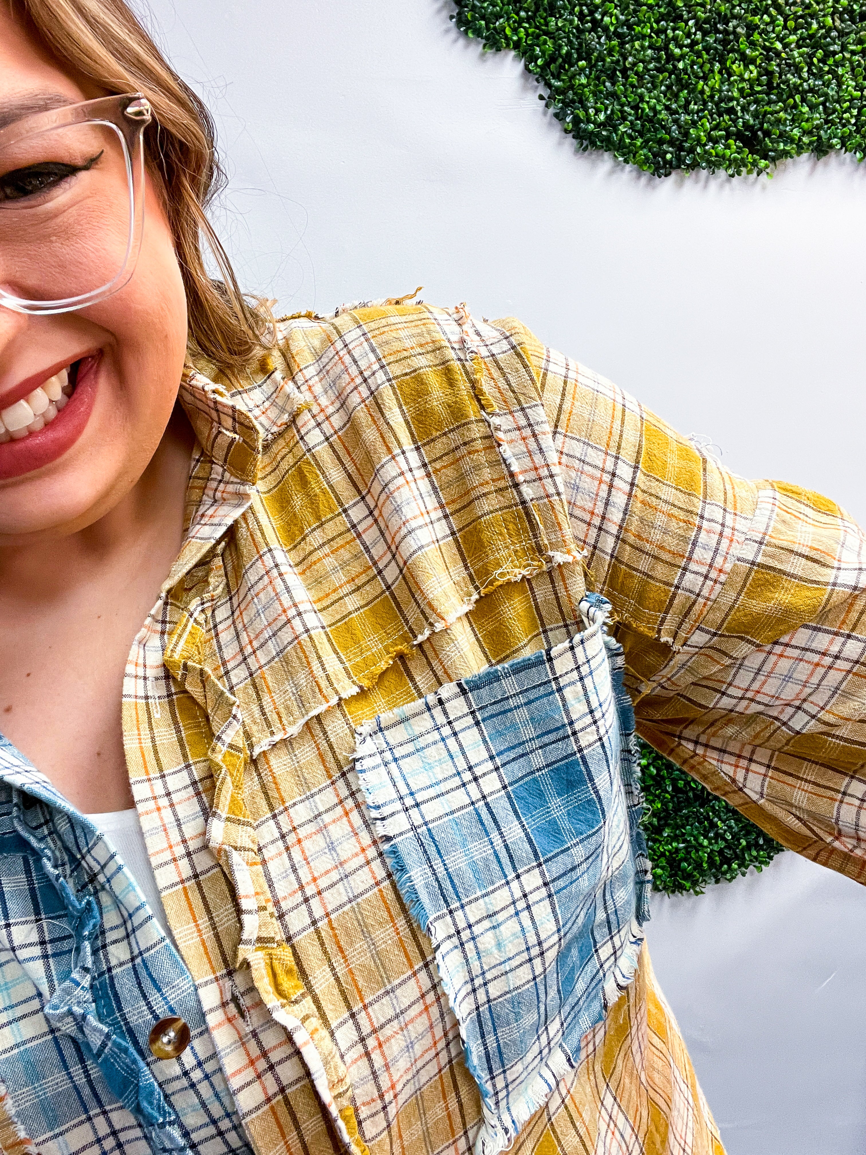 Harvest Patch Plaid Top