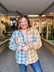 Harvest Patch Plaid Top