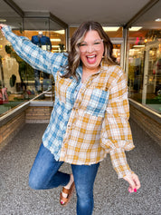 Harvest Patch Plaid Top