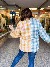 Harvest Patch Plaid Top