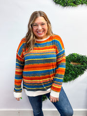 Spiced Cider Striped Top